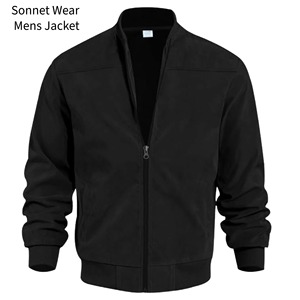 Chaqueta de Invierno Casual y Moderna para Hombre, Tejido de Punto Lavado, Secado Rápido, Manga Mariposa - Product Image 6