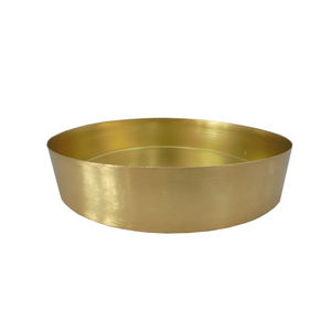 Cuenco de forma redonda de hierro para cocina y mesa, cuenco para servir de Color dorado y cuencos decorativos hechos a mano a granel - Product Image 1