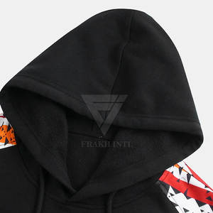 Nouveau Style hommes sweats à capuche imprimés Logo personnalisé hommes sweats à capuche imprimés basiques coton mélangé hommes sweats à capuche imprimés - Product Image 3