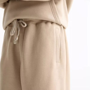 Fabricant de vêtements en gros, ensembles de survêtements d'hiver surdimensionnés pour hommes, en molleton de coton, logo personnalisé, respirant, léger, décontracté - Product Image 4