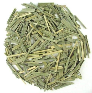 Matière première végétale de citronnelle coupée naturellement, morceaux de feuilles de Cymbopogon Citratus, ingrédient botanique de feuille de Cymbopogon Citratus - Product Image 4