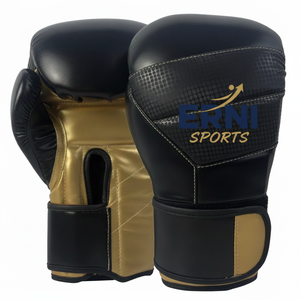 Gants de boxe Erni Sports 6oz-16oz Enfants Adultes Respirant Cuir PU 1,5cm d'épaisseur Personnalisable pour MMA Muay Thai Sanda - Product Image 1