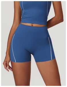 Ropa deportiva para mujer, entrenamiento, correr, deportes, pantalones cortos de motociclista, moda para mujer, cintura alta, Yoga, sudor, gimnasio, pantalones cortos - Product Image 3