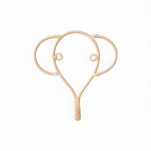 Adorno de Pared de Animales de Ratán Hecho a Mano, Materiales Naturales, Decoración para Cuarto de Bebé y Hogar - Product Image 1