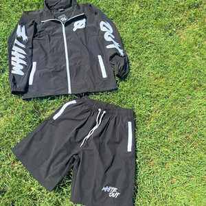 Logo personnalisé Polyester Polos Chemises Short Ensemble 2 Pièces Jogging Survêtement Hommes Nylon Survêtements Ensemble Court pour Homme - Product Image 2