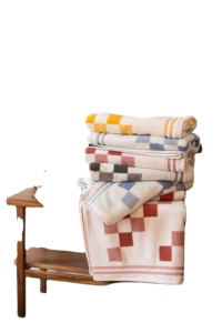 MS Home 100% Cotton Antimicrobial Hypoallergenic Disposable Quick-Dry Face Washcloth & <b>Bath</b> <b>Towel</b> 6-Piece <b>Set</b> - Product Image 1