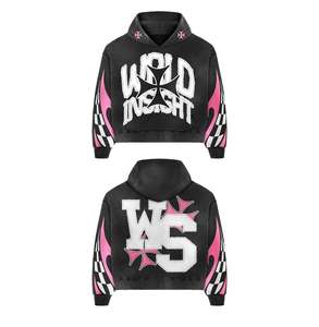 Personnalisez les sweats à capuche lavés à l'acide de haute qualité pour hommes avec des conceptions de personnalisation créatives - Product Image 3