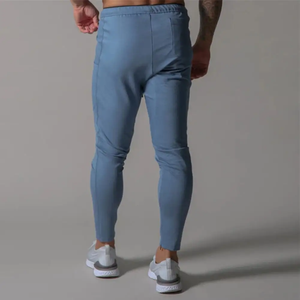 กางเกงสลิมฟิตสำหรับผู้ชายกางเกงพิมพ์ลายดิจิทัล, กางเกงวิ่งขายาวถึงข้อเท้ามีเชือกผูกเอว - Product Image 2