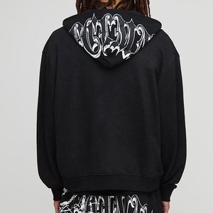 Sudaderas con capucha de hombre con logotipo impreso personalizado al por mayor a la moda, sudaderas con capucha de invierno transpirables ecológicas, ropa de calle, Sudadera con capucha estampada informal para hombre - Product Image 2