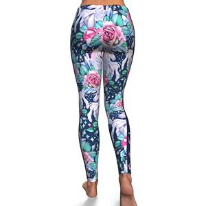 Leggings de yoga respirants et légers à taille élastique offrant un confort et un style ultimes pour les modes de vie actifs - Product Image 4