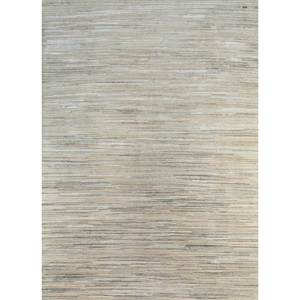 Uvenuti Striped Pattern Beige & <b>Brown</b> Hand Knotted <b>Wool</b> & Bamboo Silk Rug for Home LRB-1609 - Product Image 1