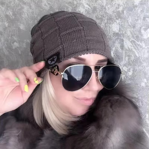 Nuevo Gorro de Invierno Unisex de Acrílico con Forro Polar, Grueso, Suave, Elástico, Cálido, con Bordado 3D de Calavera - Product Image 3