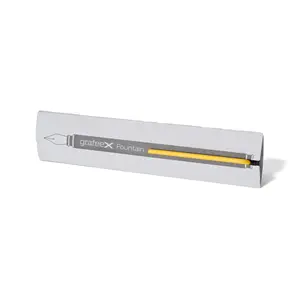 Grafeex Fountain Pen Design Na Itália Com Coulored Amarelo Clipe Nib Fine E Logotipo Personalizado Ideal Para Presente Promocional