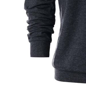 T-shirt coupe ajustée à manches longues en coton et polyester Chemise de sport Chemise de sport personnalisée ODM/OEM longue conception unie multicolore - Product Image 5