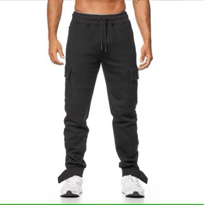 Poliéster de alta calidad/Algodón hecho transpirable Anti-encogimiento Regular Fit Formal hombres pantalones de invierno pantalones de chándal largos - Product Image 4