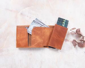 Etui pour cartes de visite Porte-crédit Design cuir fait main LCR-0069B - Product Image 3