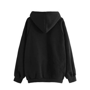 Ropa de calle de hombro caído transpirable de secado rápido con capucha de gran tamaño para mujer Impresión de logotipo personalizado Fabricación al por mayor OEM - Product Image 2