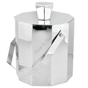 Vente en gros Seau à glace en acier inoxydable à double paroi Alpha de qualité supérieure Bacs à boissons de qualité supérieure - Product Image 1