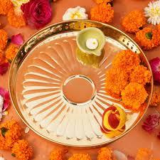 Hotel Wedding Golden Plated BRASS Fruit Serving <b>Trays</b> <b>Table</b> Decoration Luxury Modern Home Decor Serving Gold Brass Dinning <b>Tray</b> - Product Image 2