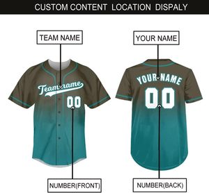 Vente en gros Chemise en jersey de baseball en maille respirante Uniformes sublimés tendance pour jeunes adultes Maillot respirant grande taille - Product Image 5