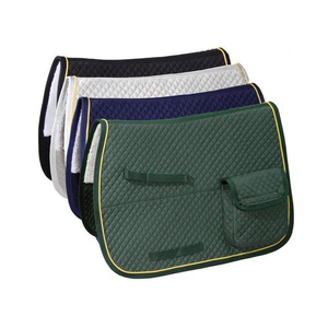 Fabricante de almohadillas de sillín de equitación ecuestre de tela satinada en todos los tamaños y colores almohadillas de sillín de caballo al mejor precio - Product Image 6