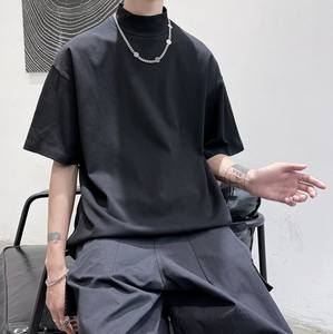 300gsm 100% Cotton Custom Logo Print <b>Men's</b> <b>T</b>-<b>shirts</b> DTG Screen Print Oversized Tshirt High Quality Boxy <b>Cropped</b> <b>T</b> <b>Shirt</b> for <b>Men</b> - Product Image 4