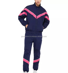 Oversized Streetwear Sweatsuit Zipper Jogger Set Windbreaker Tracksuits Custom High Quality Luxury Gym Fitness Patchwork for <b>Men</b> - Product Image 1