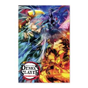 Póster del Anime Demon Slayer 2 con Ilustración de las Crónicas de Hinokami - Product Image 4