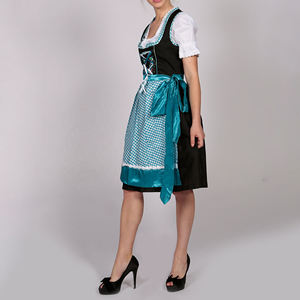 Disfraz de cerveza Oktoberfest para adultos y niños, vestido bávaro ligero Dirndl para niñas con mangas, precio al por mayor - Product Image 4