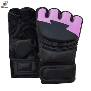 Guante de Boxeo/MMA de medio dedo con logotipo personalizado de alta calidad Producto recién llegado más vendido Hecho de cuero para Taekwondo - Product Image 6