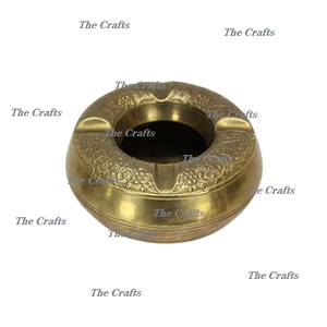 Cendrier Antique en laiton pour accessoires de table Fumer Porte-cendres Bol Plateau à tabac à des prix acceptables - Product Image 1