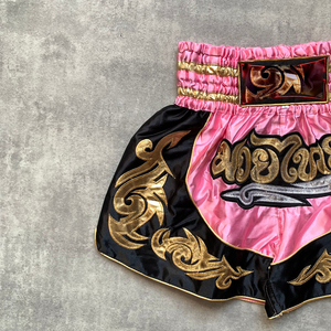 กางเกงมวยไทยขาสั้นพลัสไซส์สำหรับผู้ชายและผู้หญิง - Product Image 4