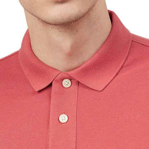 Polos de golf décontractés pour hommes, logo personnalisé, broderie, tricot en polyester, polos de travail en coton pour hommes - Product Image 5