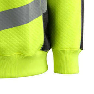 Chemises de travail à manches longues haute visibilité avec logo personnalisé de classe 2 avec bandes réfléchissantes Chemise de sécurité Sweatshirts imprimés avec logo personnalisé - Product Image 6