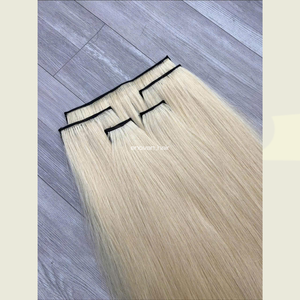 ผมเวียดนามคุณภาพสูงแบบคลิปอิน ใช้เทคนิคแบบสลาฟ สำหรับต่อผมแท้ ขายส่ง - Product Image 6