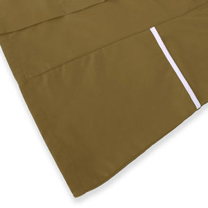 Venta al por mayor personalizado mujeres Hospital uniforme enfermería Scrubs Tops cuello vuelto con tubería blanca cuidado de la salud enfermera túnica superior - Product Image 4