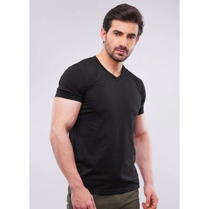 Vente chaude hommes 100% coton o-cou blanc T-Shirt confortable lourd 280 GSM multicolore solide impression numérique respirant - Product Image 1