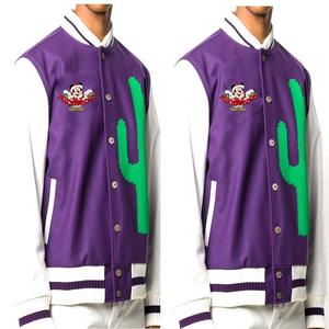 เสื้อแจ็คเก็ตเบสบอลคุณภาพพรีเมียมสำหรับผู้ชาย ผลิตในปากีสถาน ทนทาน ผ้าฝ้ายเคลือบ 100% ทรงยาวบาง สไตล์ Letterman สำหรับฤดูหนาว - Product Image 3