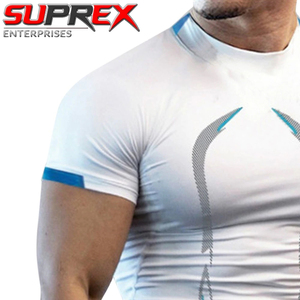 Nueva Camiseta de Compresión de Manga Larga con Cuello Redondo para Hombre, de Secado Rápido, Tejido de Lona, para Entrenamiento, Running, Gimnasio, Fisicoculturismo y Fitness - Product Image 3