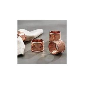 100% จริงทองแดงแหวนผ้าเช็ดปากอาหารเย็นตกแต่งรอบทองแดงแหวนผ้าเช็ดปากการออกแบบที่เรียบง่ายที่ขายดีที่สุดสินค้า - Product Image 2