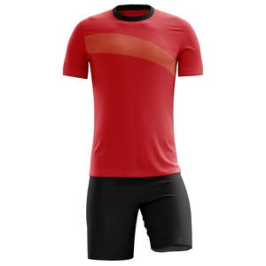 Nouvelle arrivée 2025 Maillot de football HN Impex 100% polyester Couleurs personnalisées Logo Séchage rapide Léger Manches courtes Tenue de sport - Product Image 3