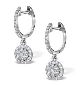 Boucles d'oreilles en diamant de culture, taille brillant, EF VS, or blanc 18 carats, 8 grammes, 1,5 carat, style tendance, fabrication directe de l'usine Vala Brothers - Product Image 3