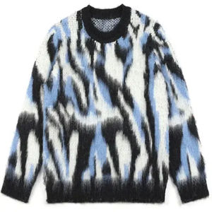 Hot Selling Anti-Wrinkle Knitted <b>Crewneck</b> Factory Latest Men Fashionable Pullover Winter <b>Sweater</b> Front Customizable for Sale - Product Image 4