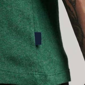 T-shirt unisexe en coton 100% à col rond uni, couleur unie, vente chaude de l'été, logo personnalisé, vert marine, 220 GSM, streetwear - Product Image 4