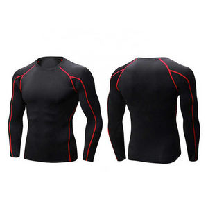 Gentle & Strong-Manga larga-BJJ Gym MMA Training Fitness Man Jitsu Rash Guard para hombres - Product Image 6