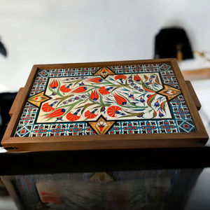 MDF Wooden <b>Enamel</b> Coated Design Serving <b>Tray</b> Hotels & Restaurant Kitchenware Table <b>Tray</b> High Quality - Product Image 1