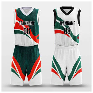 Ensemble d'uniformes de basket-ball unisexe sur mesure, taille plus, été, sans manches, jersey vierge à sublimation réversible - Product Image 5