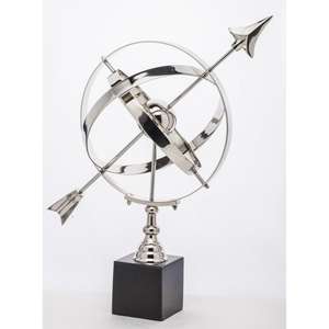 Globe terrestre militaire en métal de haute qualité avec base, objet décoratif, idées de cadeaux d'affaires, vente en gros - Product Image 3