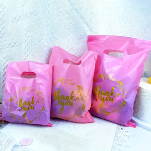 Logo personnalisé de haute qualité sac à provisions avec poignée découpée plusieurs tailles et couleurs gravure surface d'impression pour supermarché - Product Image 5