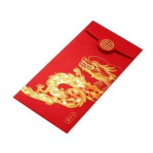 Enveloppe rouge traditionnelle Hongbao pour l'emballage de cadeaux du Nouvel An lunaire - Product Image 5